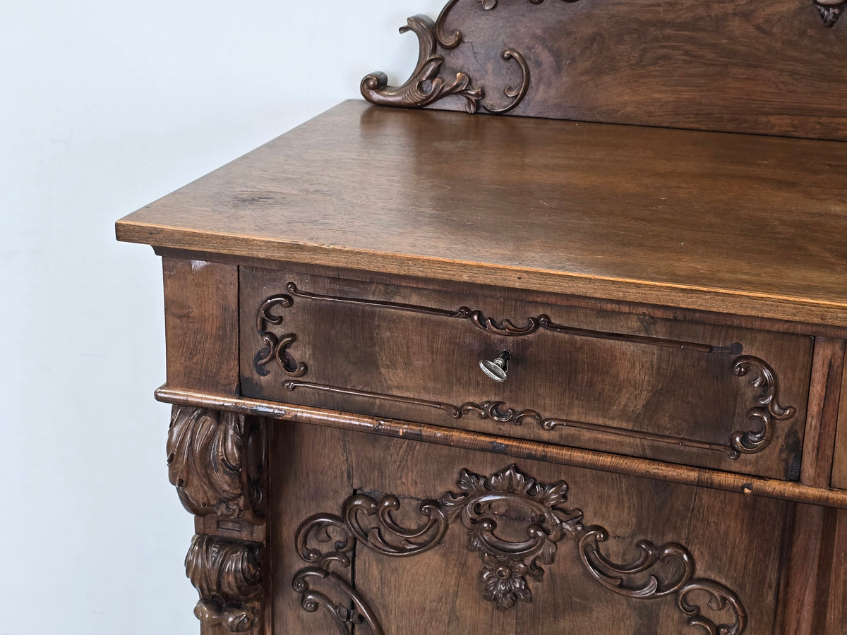 ANTIKE KOMMODE Anrichte Buffet Neorokoko Historismus Schrank Vintage