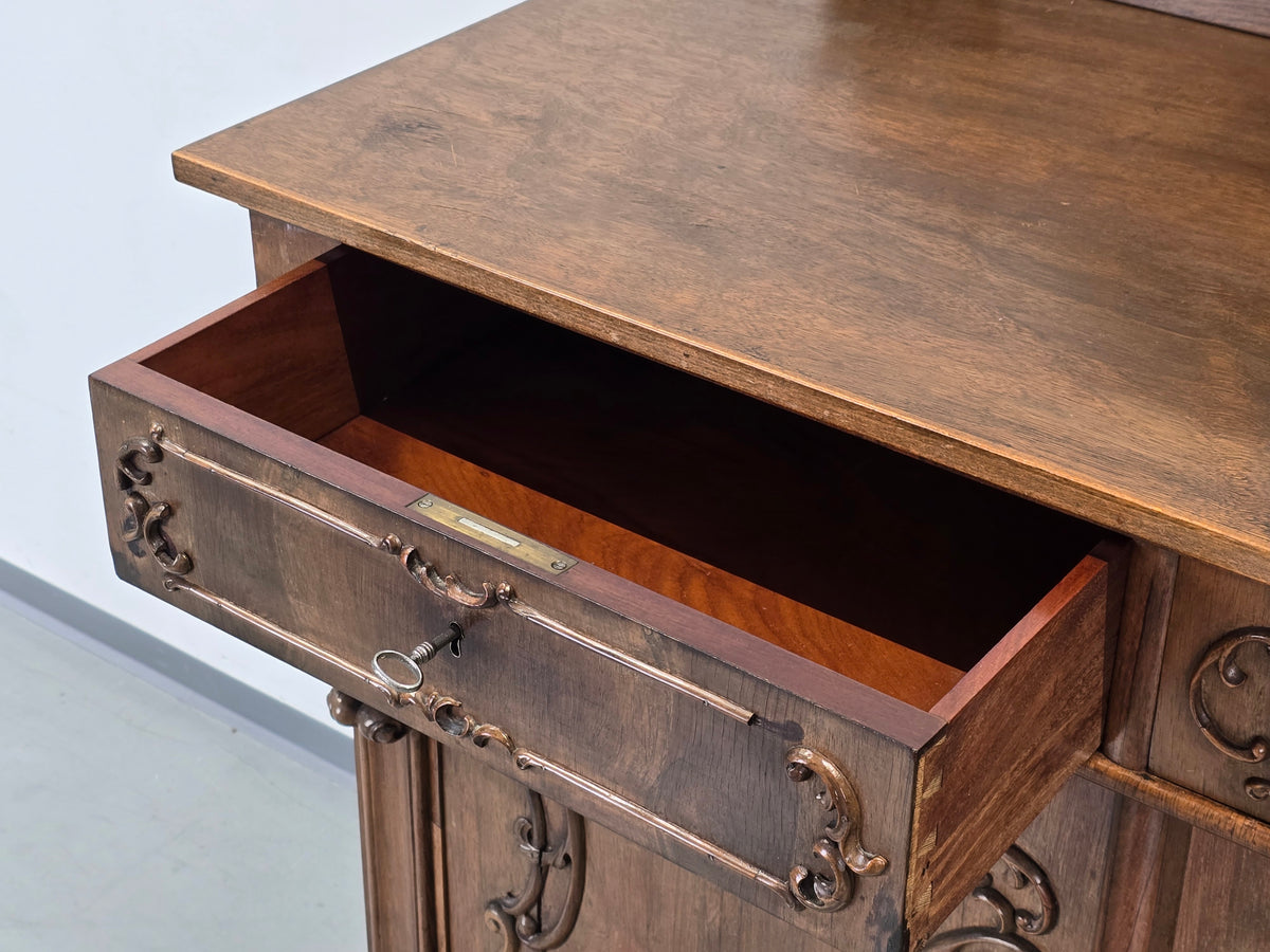 ANTIKE KOMMODE Anrichte Buffet Neorokoko Historismus Schrank Vintage