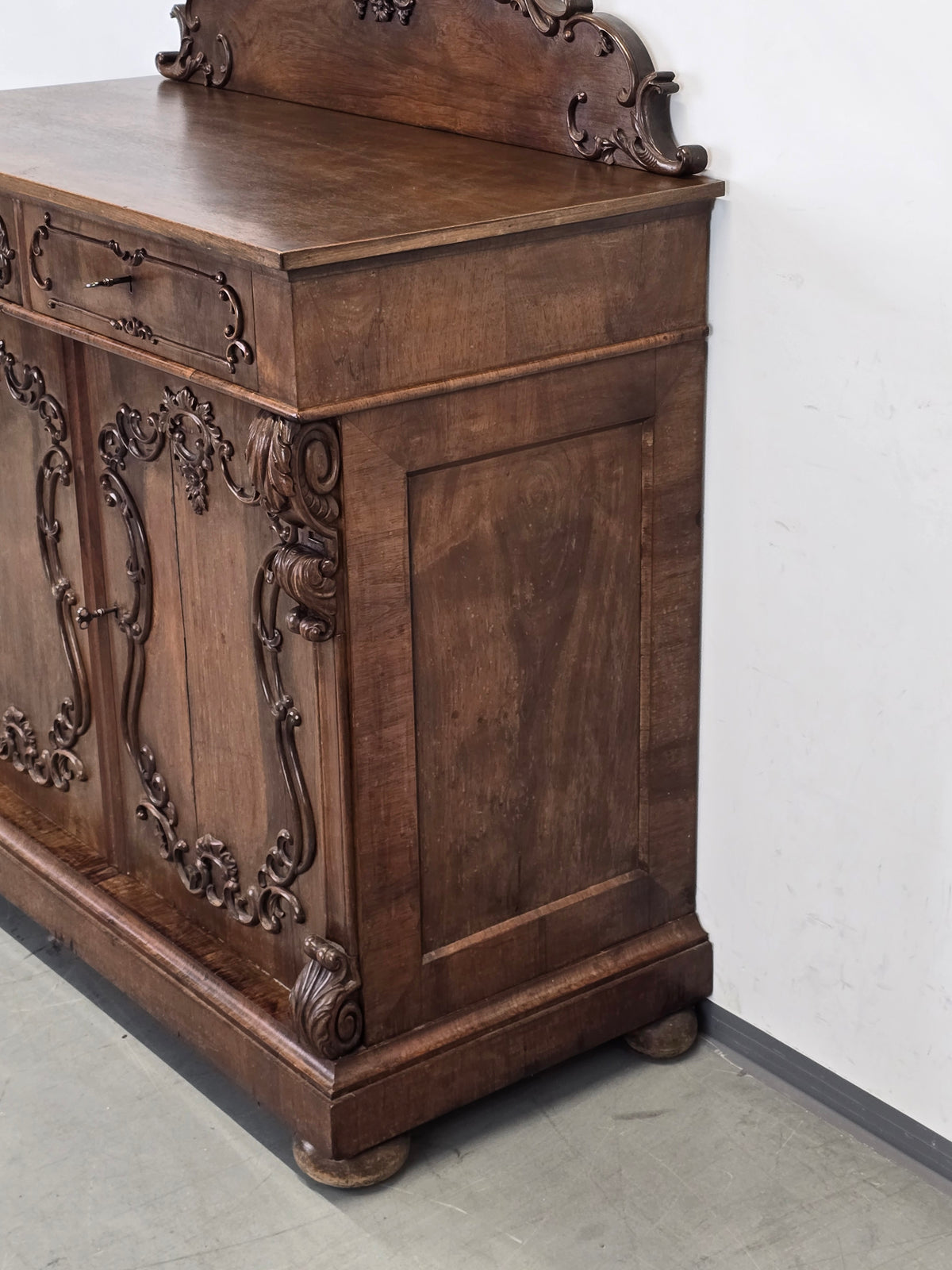 ANTIKE KOMMODE Anrichte Buffet Neorokoko Historismus Schrank Vintage