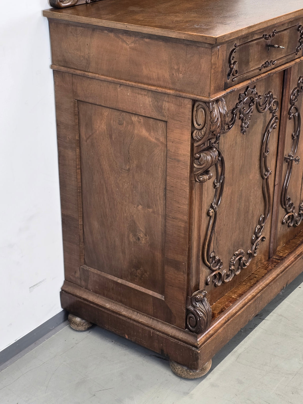 ANTIKE KOMMODE Anrichte Buffet Neorokoko Historismus Schrank Vintage