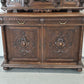 BUFFET SCHRANK Gründerzeit Antik Vitrine Kredenz Eiche Anrichte Vintage