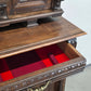 BUFFET SCHRANK Gründerzeit Antik Vitrine Kredenz Eiche Anrichte Vintage