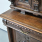 BUFFET SCHRANK Gründerzeit Antik Vitrine Kredenz Eiche Anrichte Vintage