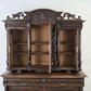 BUFFET SCHRANK Gründerzeit Antik Vitrine Kredenz Eiche Anrichte Vintage