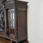 BUFFET SCHRANK Gründerzeit Antik Vitrine Kredenz Eiche Anrichte Vintage