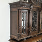 BUFFET SCHRANK Gründerzeit Antik Vitrine Kredenz Eiche Anrichte Vintage