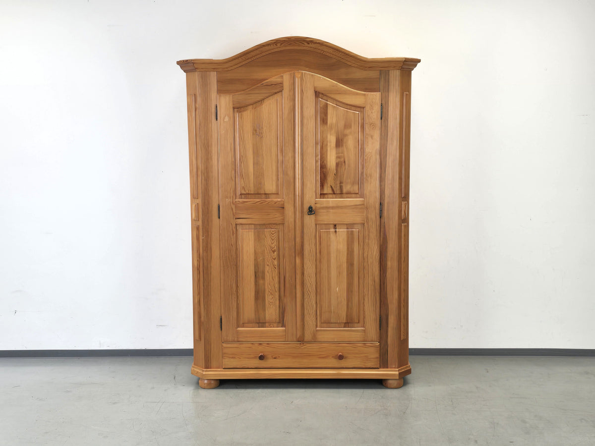 KLEIDERSCHRANK SCHRANK Kiefer Massivholz Bauernschrank Landhaus Holz
