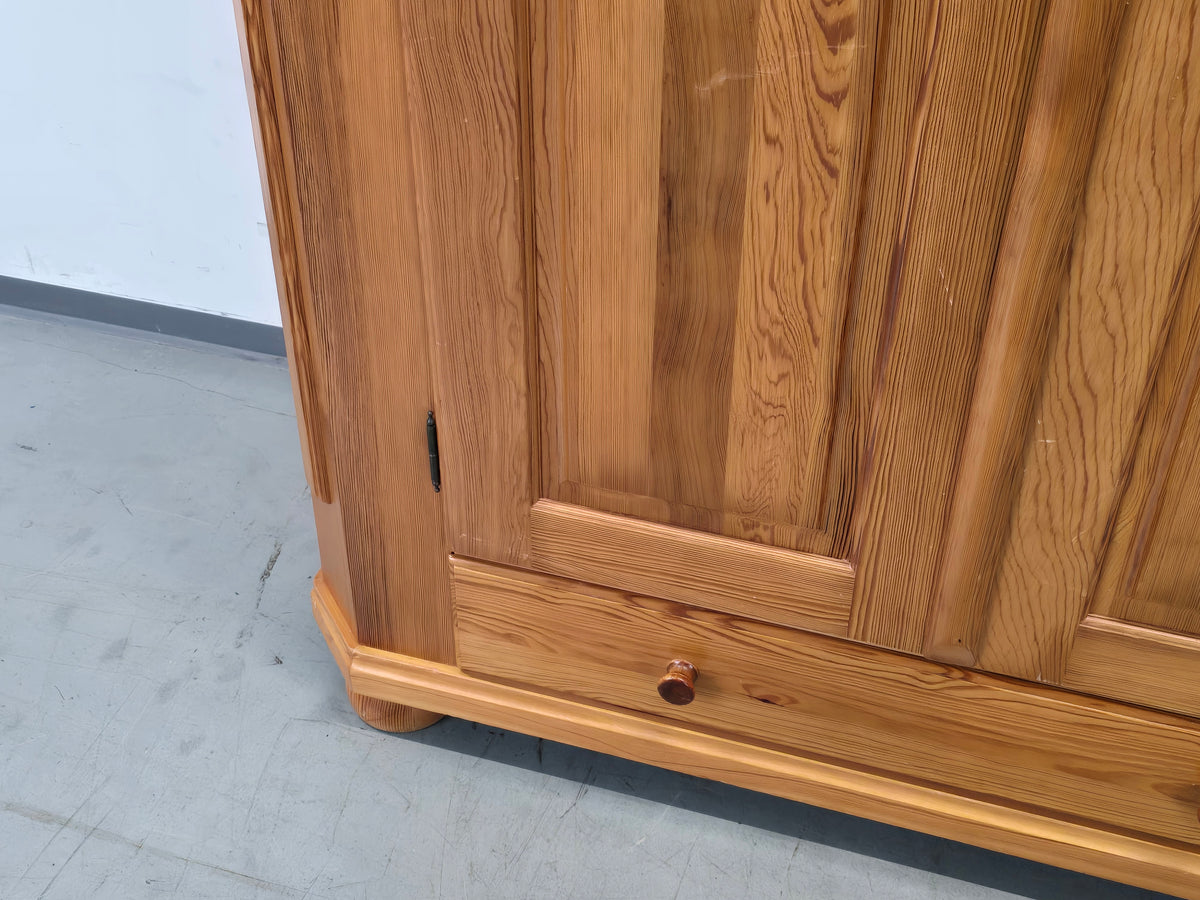 KLEIDERSCHRANK SCHRANK Kiefer Massivholz Bauernschrank Landhaus Holz