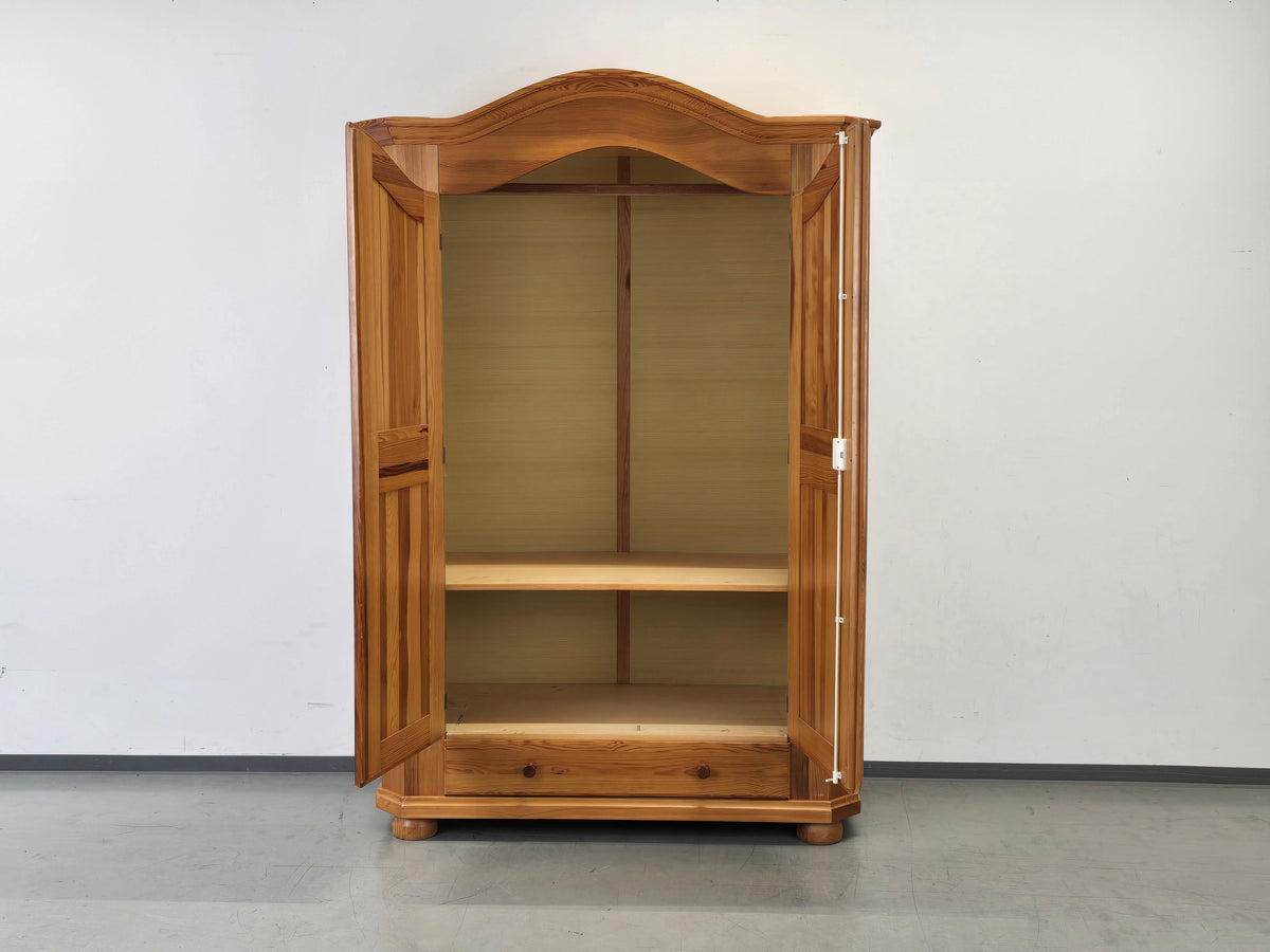 KLEIDERSCHRANK SCHRANK Kiefer Massivholz Bauernschrank Landhaus Holz