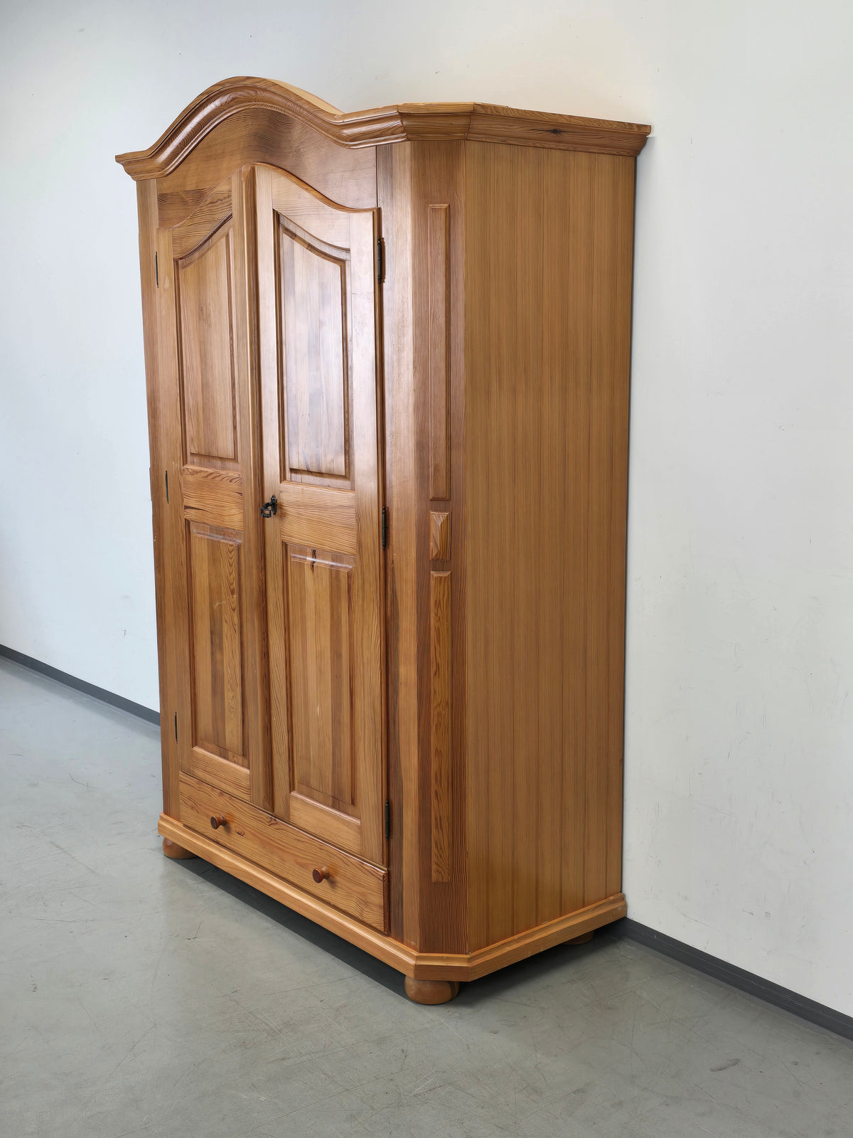 KLEIDERSCHRANK SCHRANK Kiefer Massivholz Bauernschrank Landhaus Holz
