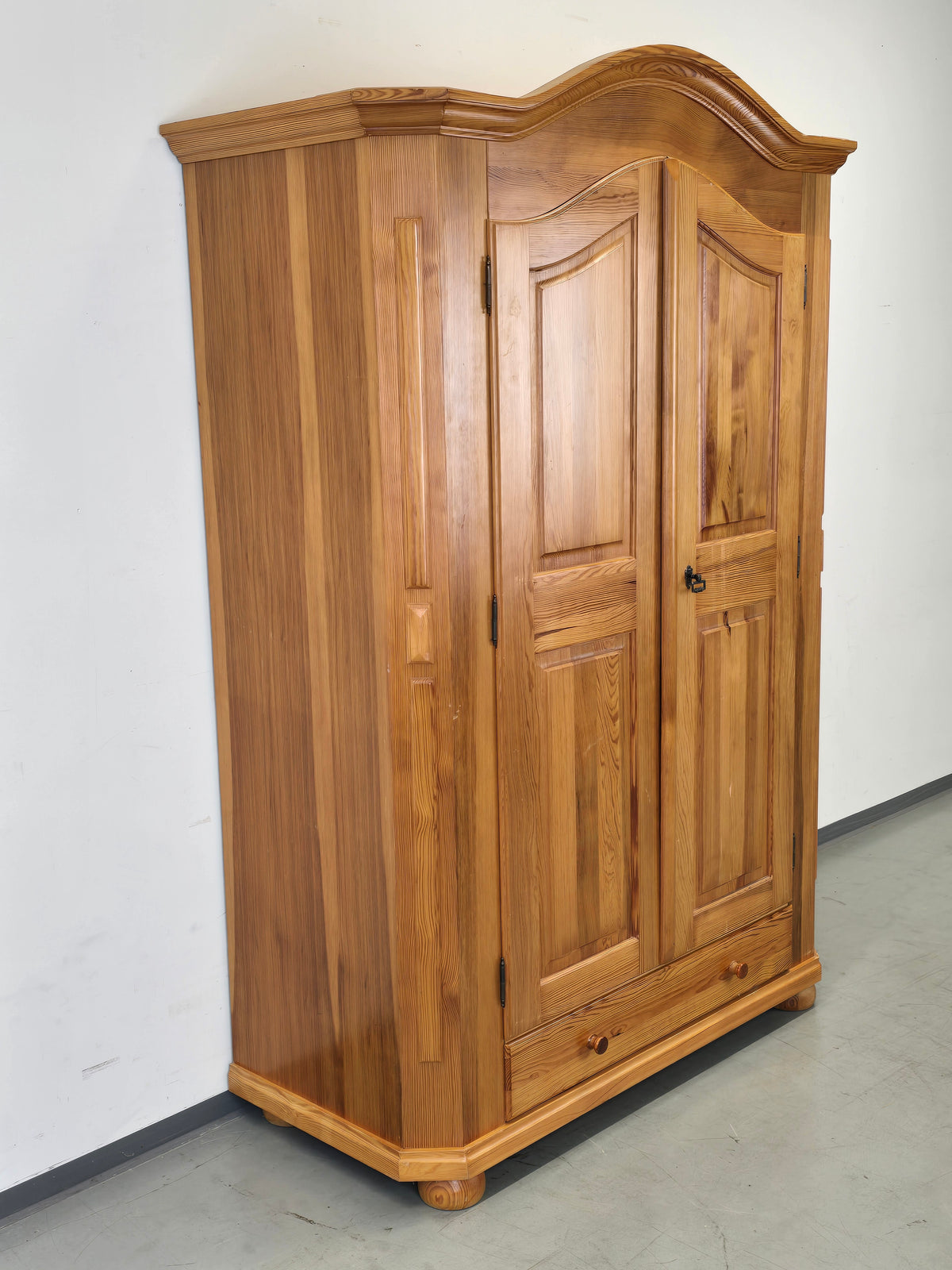 KLEIDERSCHRANK SCHRANK Kiefer Massivholz Bauernschrank Landhaus Holz