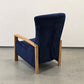 RELAXSESSEL SESSEL TV Sessel Liegesessel Blau Eiche Holz Ruhesessel