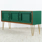 Vintage Sideboard Kommode Grün