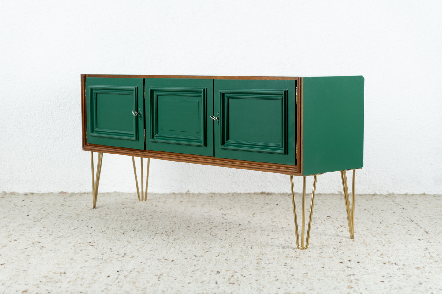 Vintage Sideboard Kommode Grün