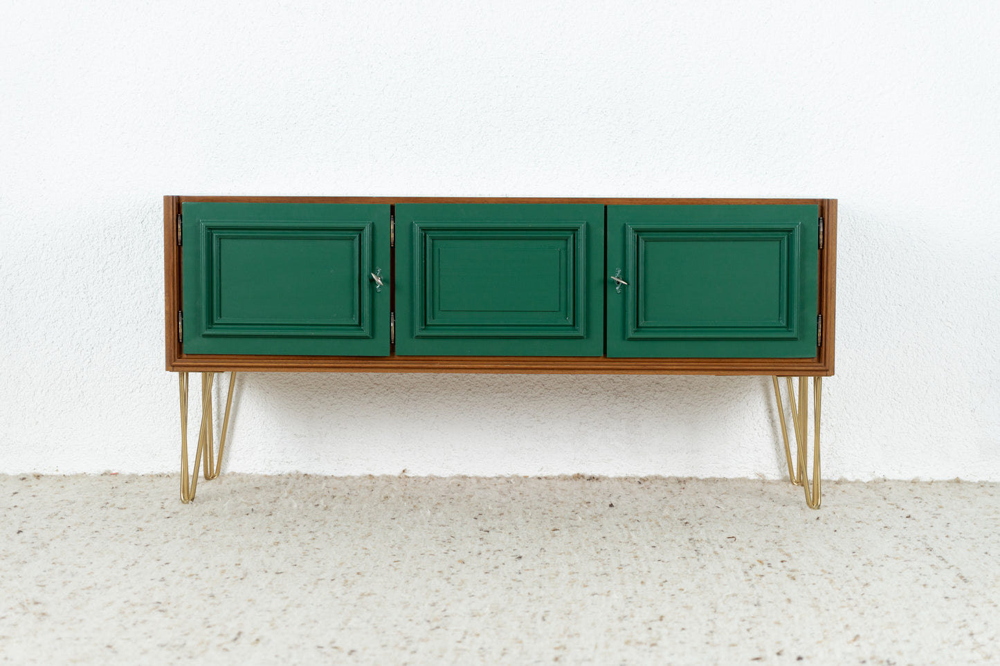 Vintage Sideboard Kommode Grün