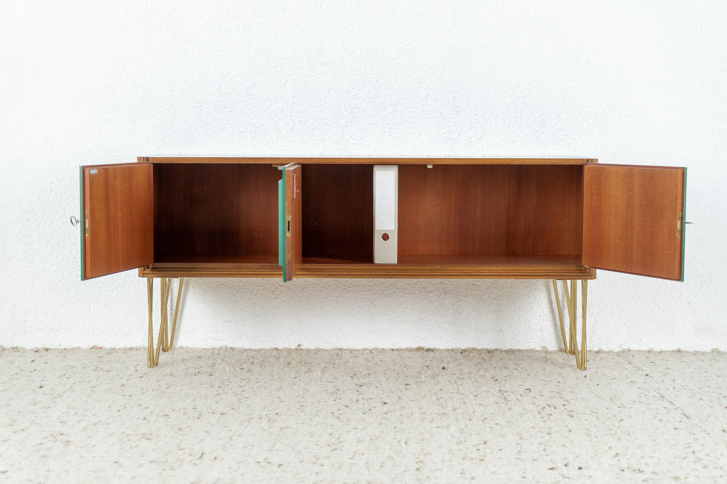 Vintage Sideboard Kommode Grün