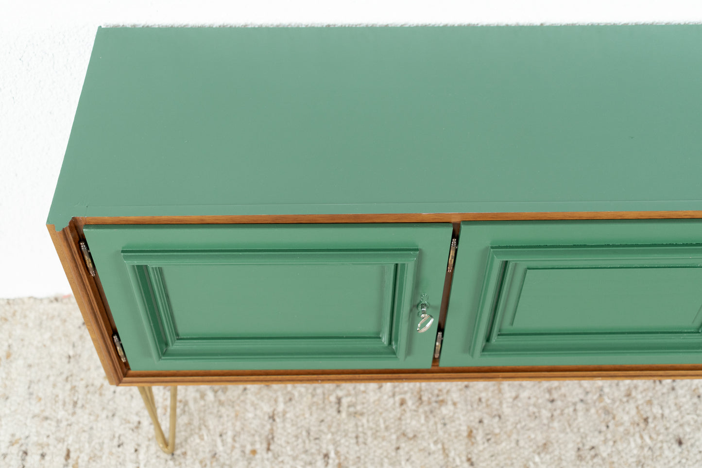 Vintage Sideboard Kommode Grün