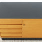 Mid Century Sideboard Kommode 2 Teilig Holz Nuss
