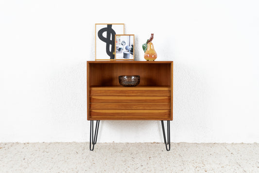 Lothar Wegner Vintage Kommode Mid Century Holz Nuss