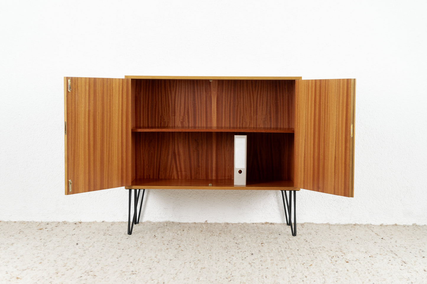 GERO Vintage Kommode Holz Nuss Mid Century Sideboard