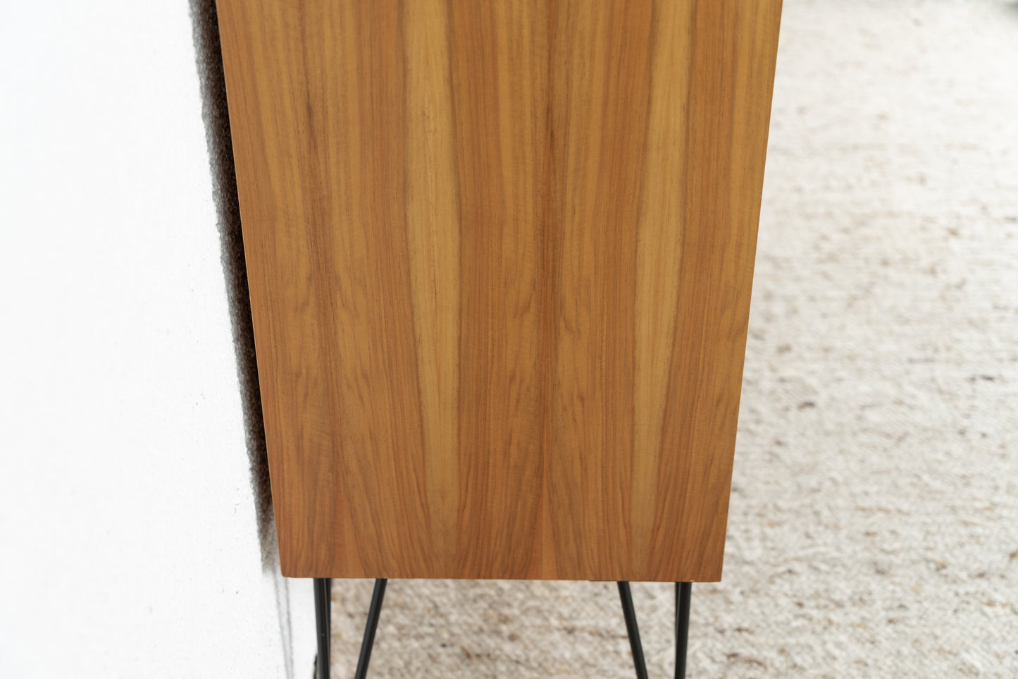 GERO Vintage Kommode Holz Nuss Mid Century Sideboard