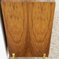 Vintage Kommode Sideboard Mid Century Holz Nuss Gold Schubladen 1960er