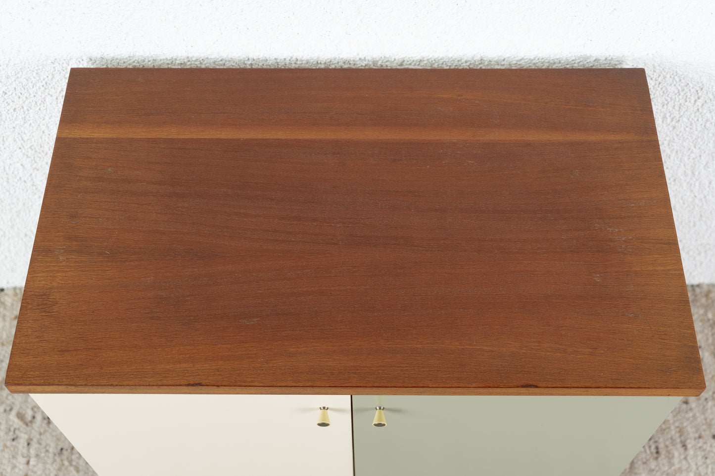 Vintage Kommode Sideboard Schränkchen Holz Nuss 1960er 60s