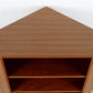 Vintage Eckschrank Regal Kommode Holz Nuss Mid Century