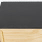 Sideboard Schwarz Holz Vintage Design Tv Kommode Schiebetüren Recyclingmaterial