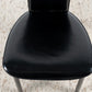 2er Set Stuhl Designer Vintage Stühle Leder Schwarz Italy Italienisch Esszimmer Küche