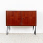 WK MÖBEL Vintage Kommode Sideboard Holz Teak  Mid Century