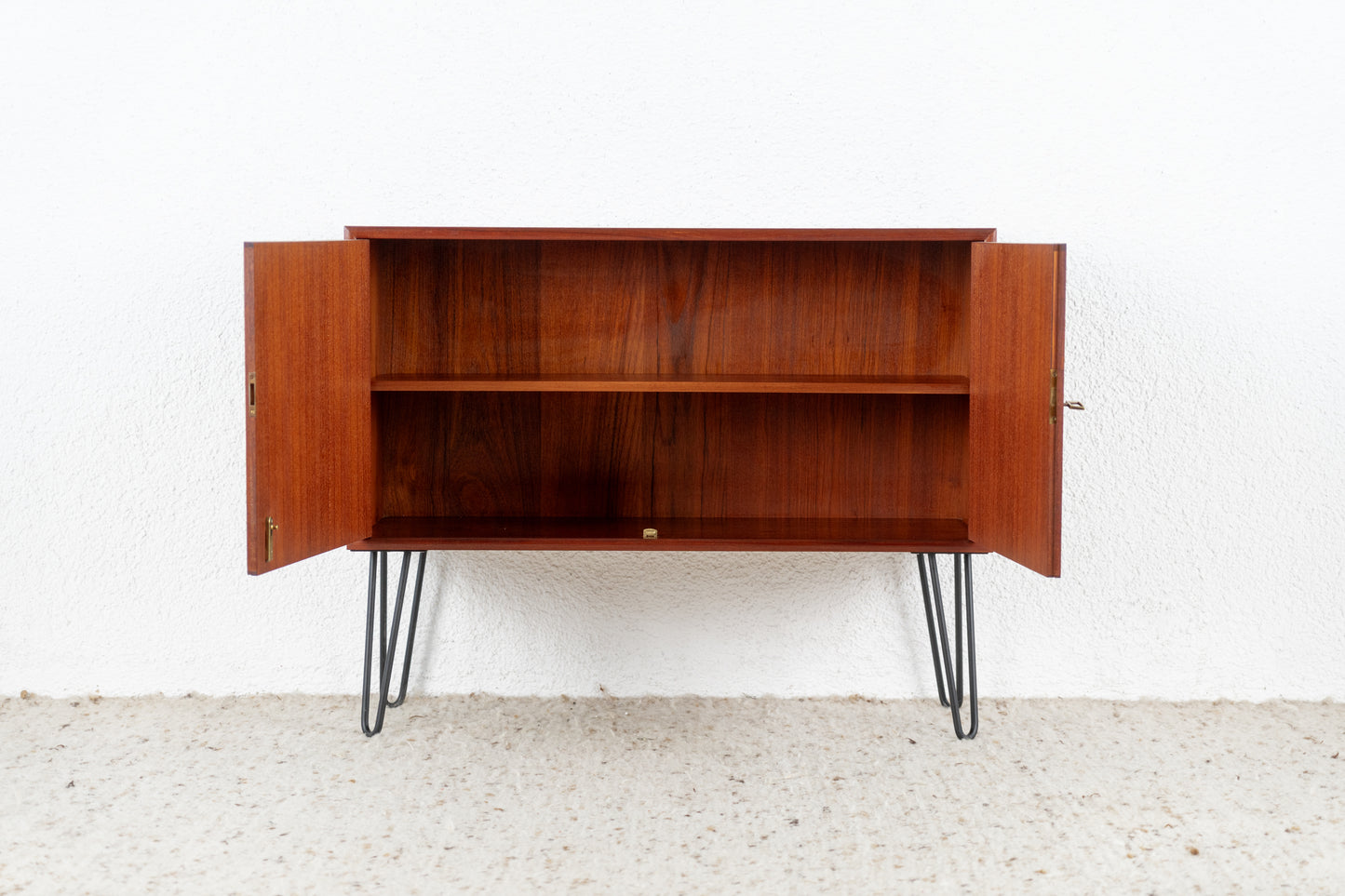 WK MÖBEL Vintage Kommode Sideboard Holz Teak  Mid Century