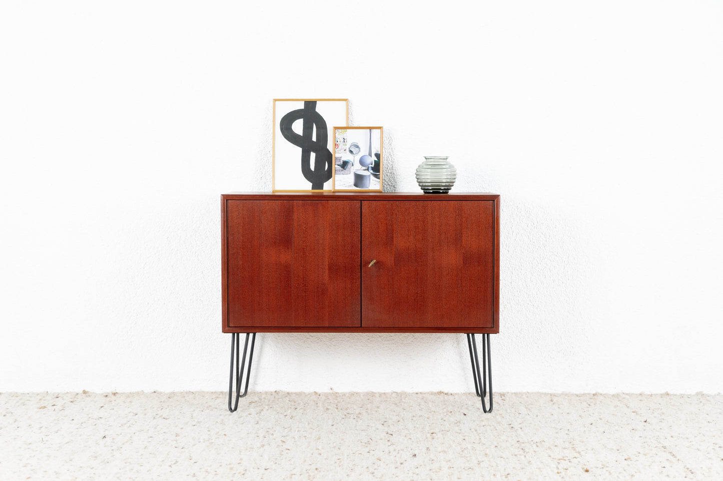 WK MÖBEL Vintage Kommode Sideboard Holz Teak  Mid Century