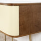 Mid Century 60s Designer Sideboard Vintage Kommode Holz Gold Schubladen 1960er