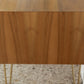 GERO Vintage Kommode Sideboard Holz Nuss Creme Gold Mid Century 60s 1960 Tv Lowboard