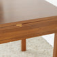 Vintage Tisch Ausziehbar Esstisch Holz Mid Century Nuss Esszimmer Küche DDR