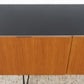 Vintage Sideboard Kommode Mid Century Holz Nuss 1960er 60s Schwarz