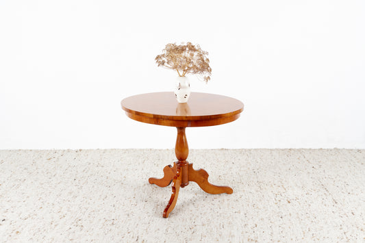Vintage Tisch Beistelltisch Antik Holz Oval Coffeetable Couchtisch