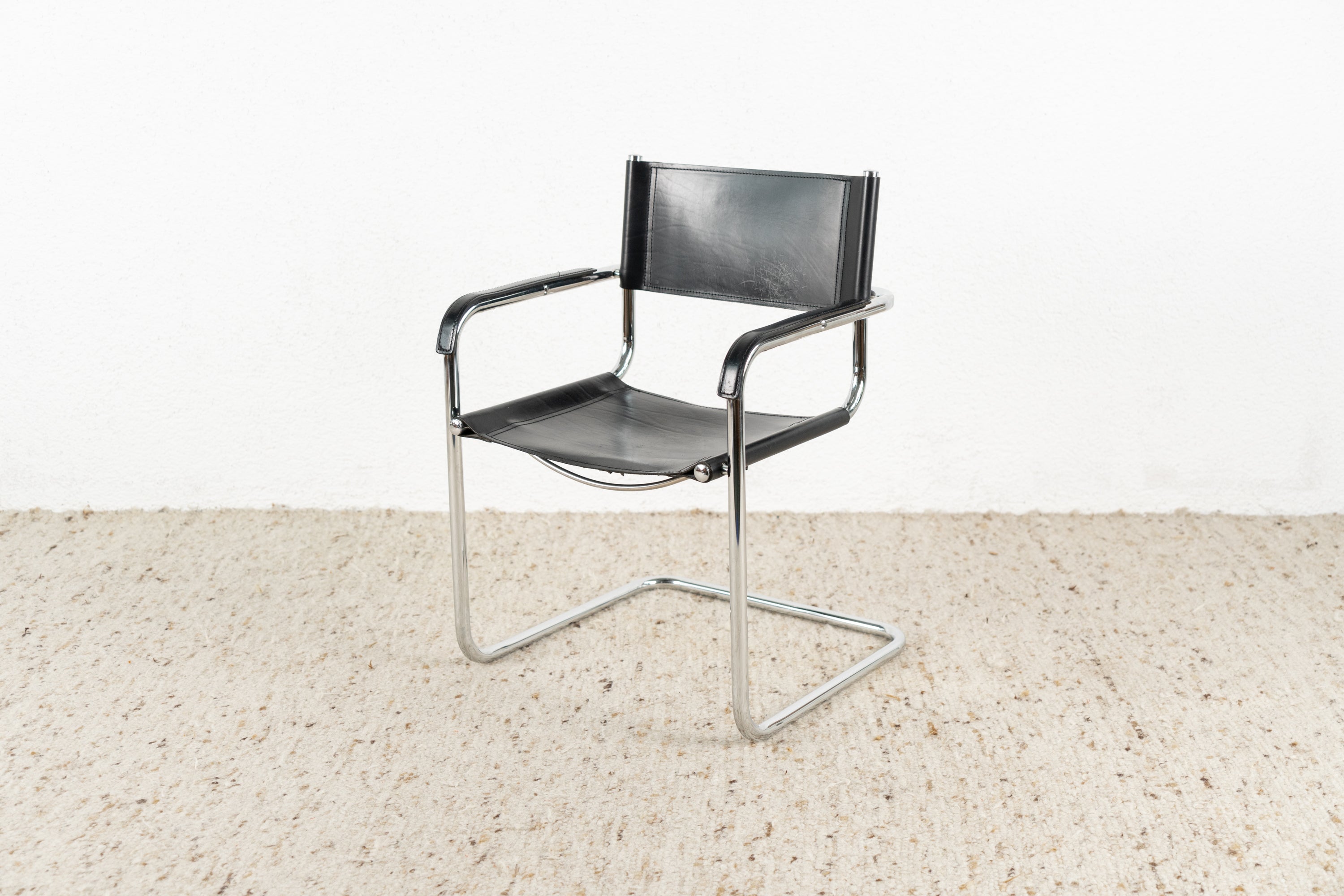 Vintage Stuhl Freischwinger B rostuhl Marcel Breuer Design Chromgestel vintage-stuhl-freischwinger-b-rostuhl-marcel-breuer-design-chromgestel