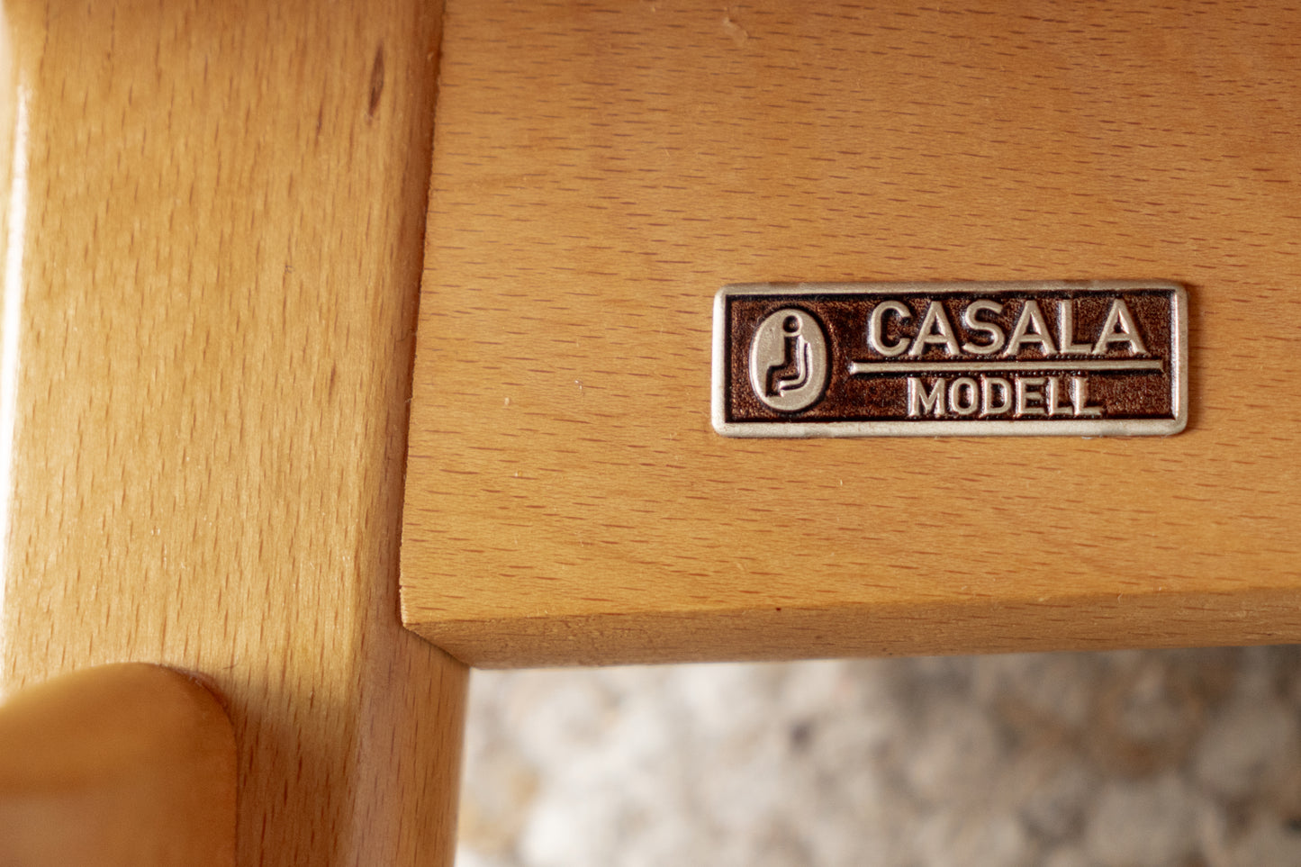 3er Set Vintage Stühle Massivholz Buche Samt Grün Casala Möbel Küche Esszimmer Mid Century