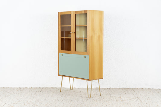 Vintage Schrank Kommode Vitrine Holz Upcycling