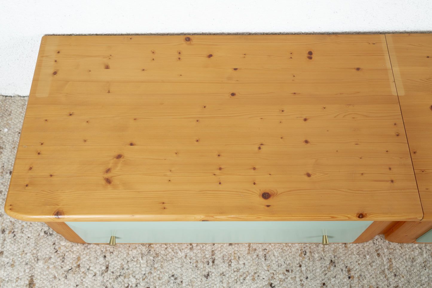 Vintage Sideboard Lowboard Massivholz Kiefer Schubladenkommode