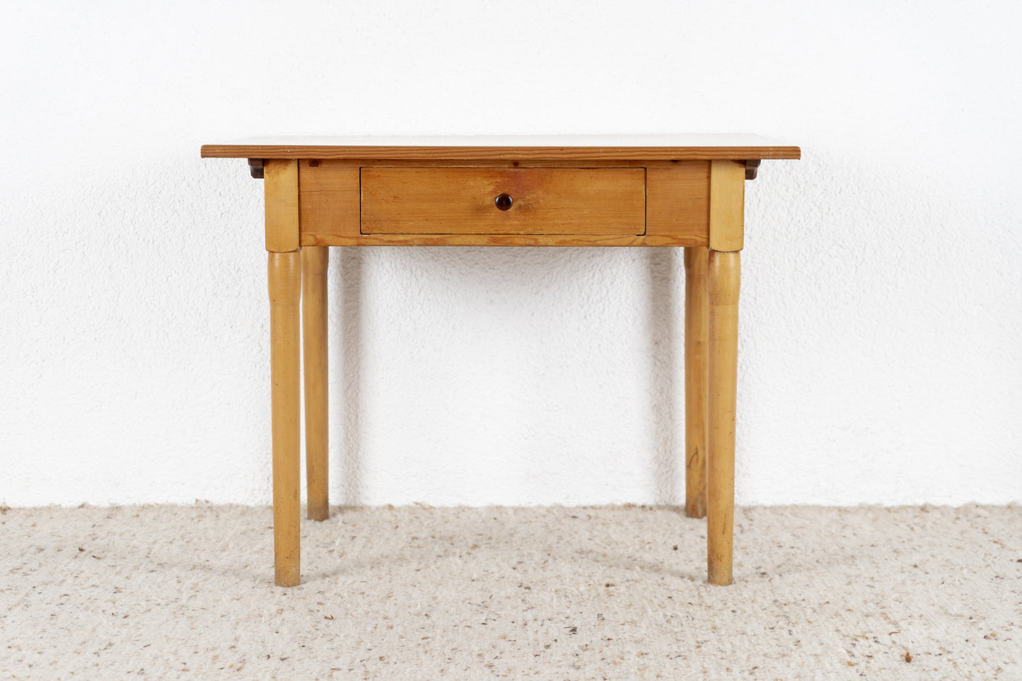 Vintage Esstisch Schreibtisch Tisch Schubladen Holz Küche