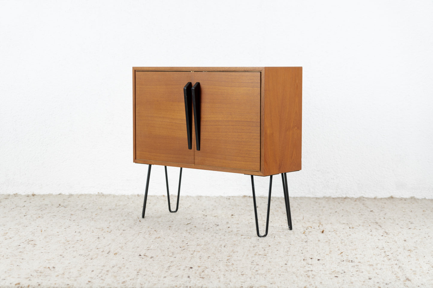 Vintage Teak Sideboard Kommode Mid Cenutry Holz Hairpin