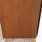 Vintage Kommode Sideboard Schrank Holz Nuss Mid Century Grün