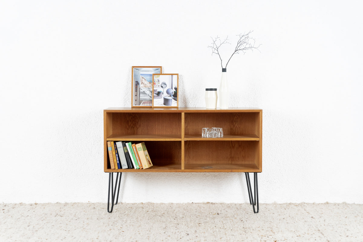 Vintage Regal Bücherregal Sideboard Holz Wk Möbel Eiche Patina