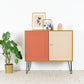 Vintage Kommode Sideboard Schrank Mid Century Holz Nuss GERO Rosa