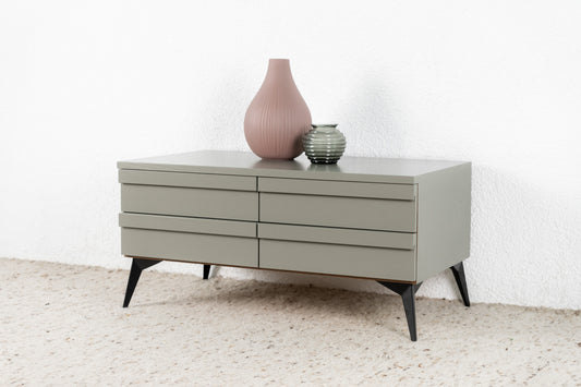 Schubladenkommode Low Board Sideboard Kommode Vintage Tv