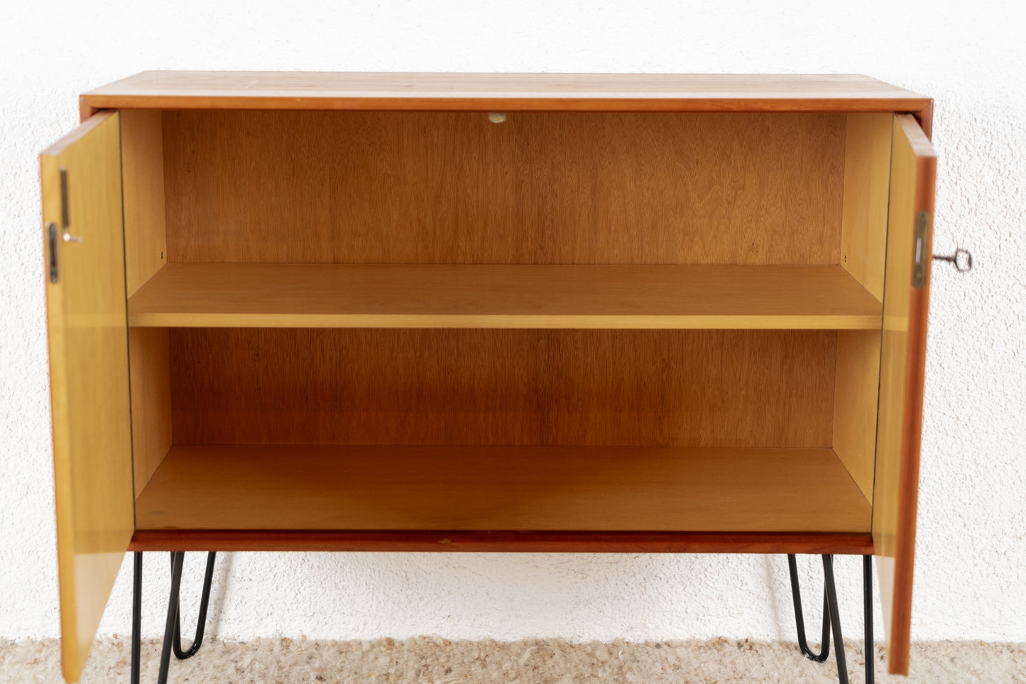 Vintage Kommode Sideboard Mid Century Holz Teak Heinrich Riestenpatt RT Möbel