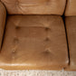 Modulares Vintage Sofa 6 Elemente Kunstleder Braun Mid Century Sessel Couch 1960er